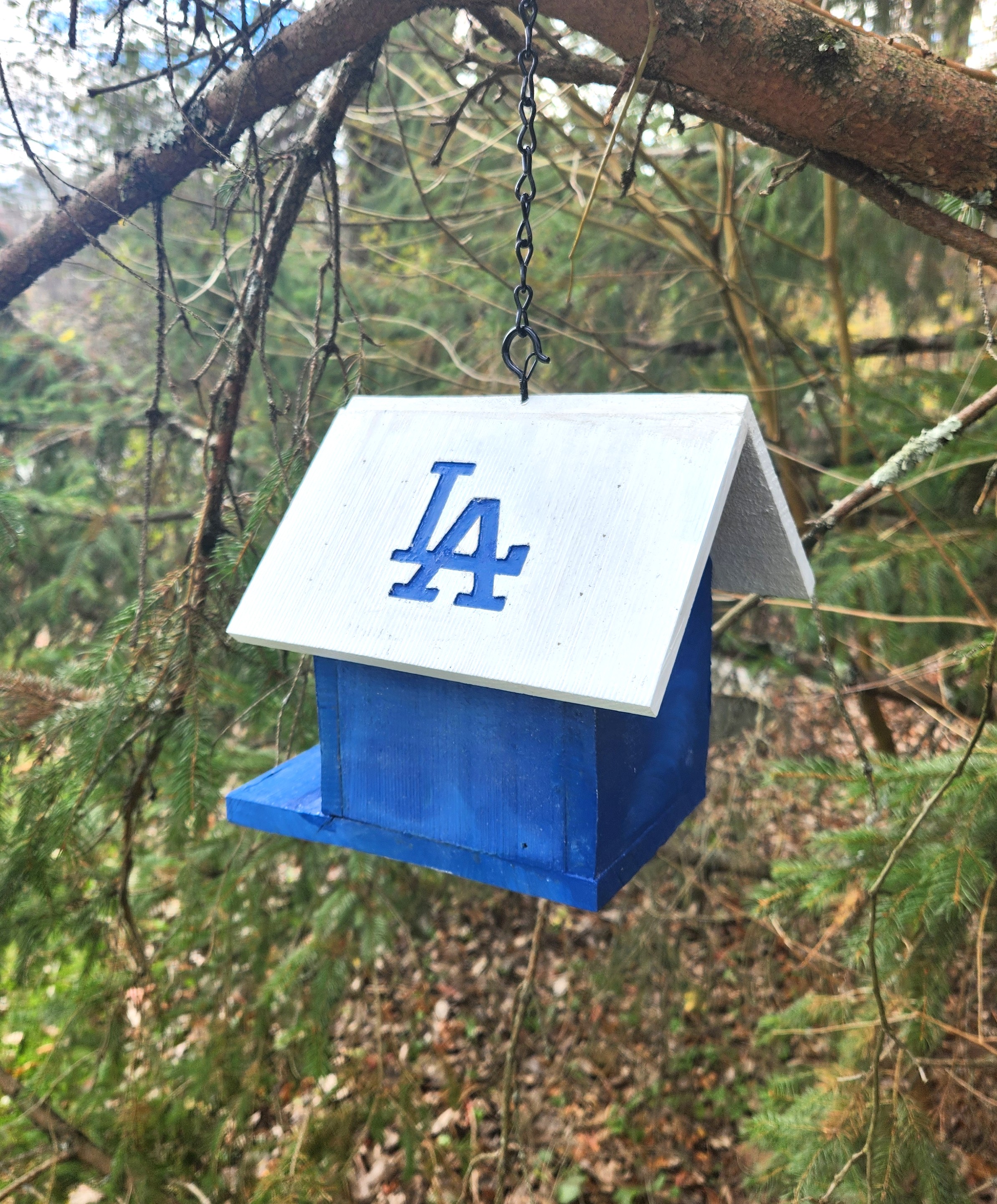 LA Dodgers Bird House